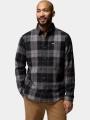 camasa cu maneci lungi pt. barbati Columbia Pitchstone Stretch Flannel negru 1