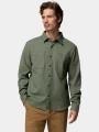 camasa cu maneci lungi pt. barbati Columbia Twill River Long Sleeve Knit Shirt verde inchis 1