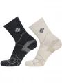 ciorapi pentru drumetii Columbia 2PP Active Hike Crew gri 1