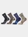 ciorapi pt. barbati Columbia 4PP Moisture Control Basic Crew maro 1